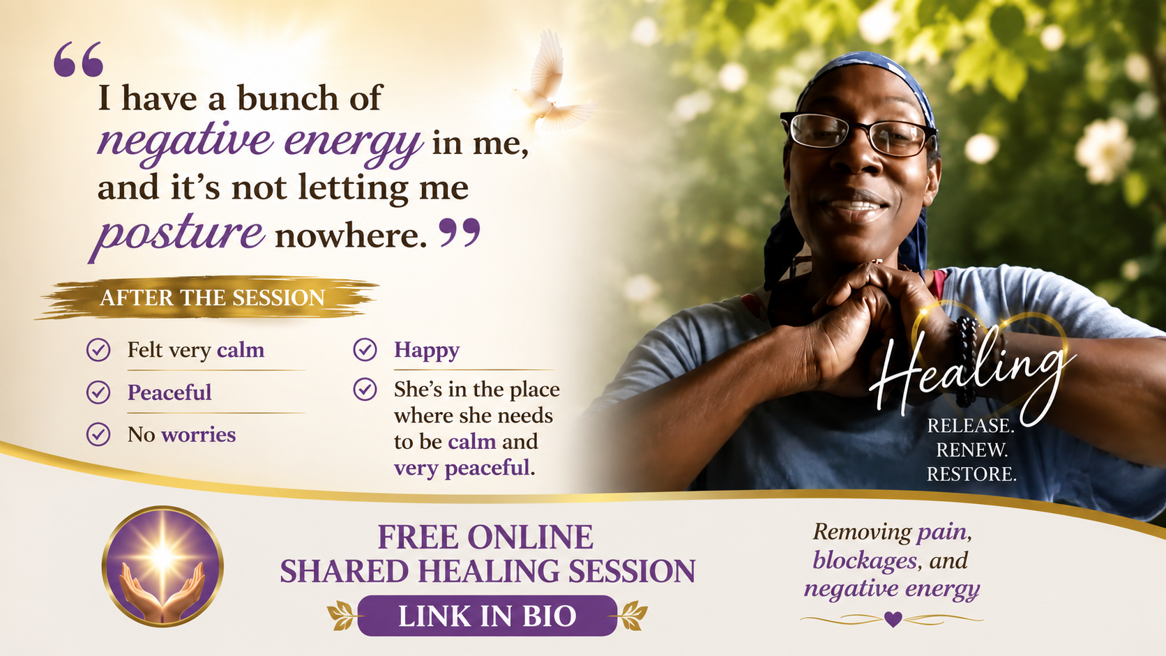 Healing Testimonial